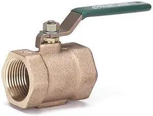 MILWAUKEE VALVE BB2-100 1/4 Disc Valve,1 Pc,1/4 In,Bronze,FNPT