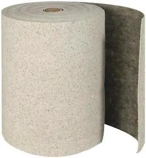 BRADY RFP328-DP Sorbent Roll, 54 gal, 28 1/2 in x 150 ft, Universal, White,