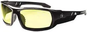 ERGODYNE ODIN Odin, Safety Glasses Anti-Scratch, Polarized, Amber Lens,