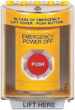 SAFETY TECHNOLOGY INTERNATIONAL SS2271PO-EN Emergency Power Off Push