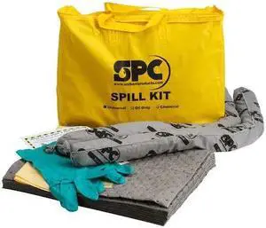 BRADY SPC ABSORBENTS SKA-PP-TAA Spill Kit, Universal, Yellow