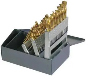 CHICAGO-LATROBE 54128 29PC 135 Degree Heavy-Duty Screw Machine Length Drill Set