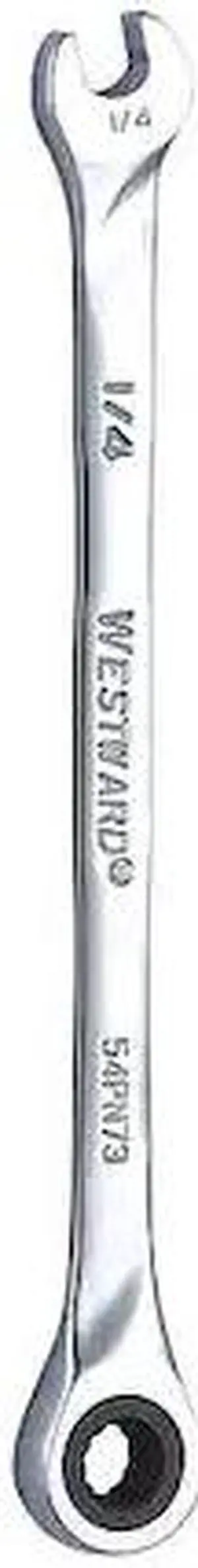 WESTWARD 54PN73 Wrench,Combination/Extra Long,SAE,1/4"