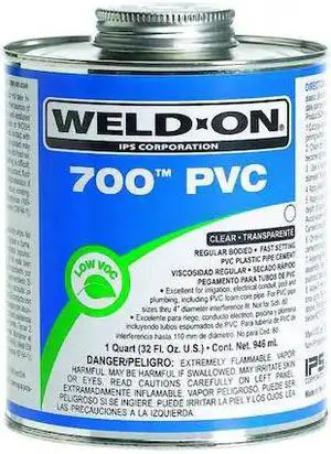 WELD-ON 13969 PVC Clear Regular Bodied Pint