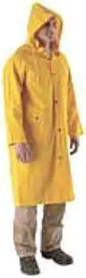 MCR SAFETY 230CL Raincoat,Yellow,L