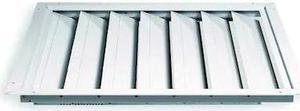 DAYTON 3HHR5 36 in Manual Damper, 33 in x 38 in, Aluminum