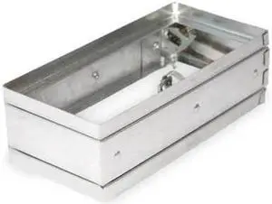 DAYTON 2TGD1 Rectangular Fire Damper,5-3/4x9-3/4 In.