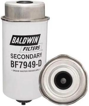 BALDWIN FILTERS BF7949-D Fuel Filter, 7 21/32 in Length, 3 1/2 in Outside Dia