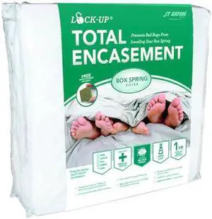 LOCKUP 80TWBOX Premium Box Spring Encasement, Twin