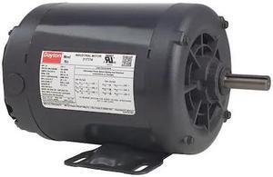 DAYTON 30PT92 3-Phase General Purpose Motor, 1 HP, 230/460V AC Voltage, 56