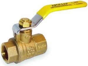 APOLLO VALVES 94A10101 Manual 2-Way Ball Valve, 1/4 in FNPT x 1/4 in FNPT, Full