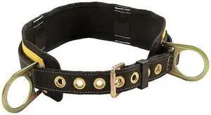 CONDOR 30HG97 Body Belt, Includes Padding: Yes 2 D-Rings, Size XL