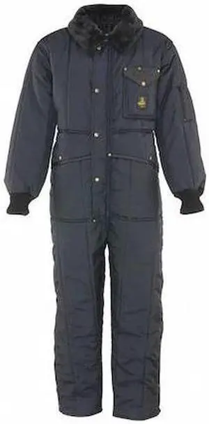 REFRIGIWEAR 0344RNAVLAR 0344 Coverall Minus 50 Suit Navy Large, Nylon, 400 den