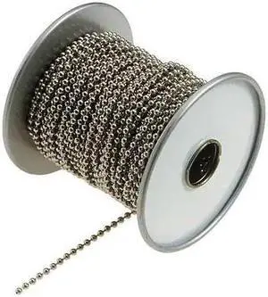 LUCKY LINE PRODUCTS 32500 Ball Chain,No. 10,Silver