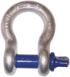 ZORO SELECT 8064305 Anchor Shackle,34,000 lb. Work Load
