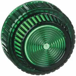 SCHNEIDER ELECTRIC 9001G31 Pilot Light Lens,30mm,Green,Plastic