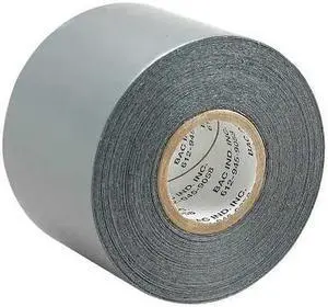 BAC INDUSTRIES TS-108 Duct Tape, Silver, 36 yd L, 3 in W