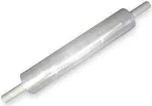 ZORO SELECT 15A908 Hand Stretch Wrap 20" x 1000 ft., Cast Style, Clear