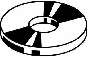 FABORY U38210.025.0125 1/4" x 1-1/4" OD Zinc Plated Finish Low Carbon Steel