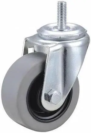 ZORO SELECT 32J869 Swivel Stem Caster,Polyurthn,3 in,210 lb