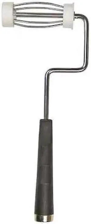 WOOSTER F0010-4 Paint Roller Frame, 5 Wire Cage, Plastic Handle, 4" Rollers