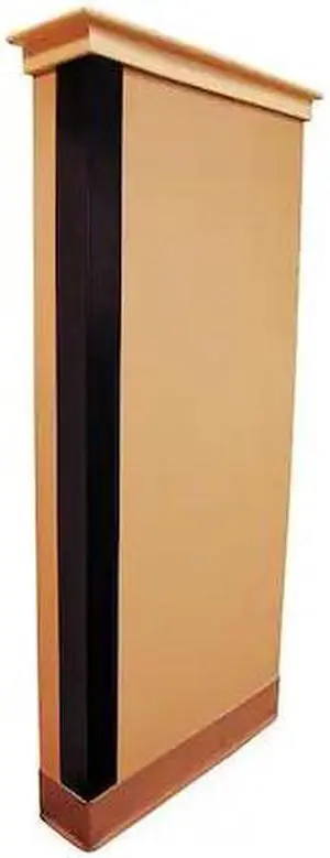 ZORO SELECT 5KZG9 Corner Guard Black 4x48 Adhesive