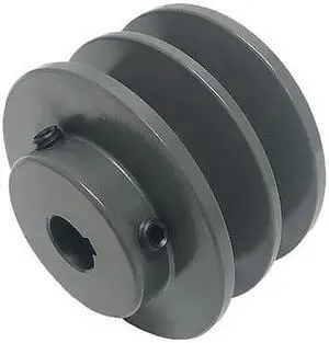 TB WOOD'S AK2812 1/2" Fixed Bore 1-Groove Standard V-Belt Pulley 2.85" OD