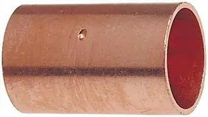 NIBCO 600DS 1/4 1/4" NOM C Copper Coupling with Stop