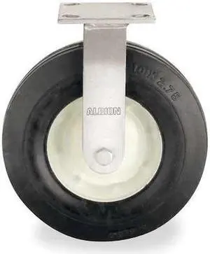 ZORO SELECT 3G148 Rigid Pneumatic Caster,10 in.,350 lb.