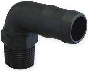 BANJO HB050/075-90 3/4" Barbed x 1/2" MNPT 90 Degree Elbow BANJO HB050/075-90 3/4" Barbed x 1/2" MNPT 90 Degree Elbow