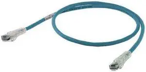HUBBELL PREMISE WIRING HC6B20 Ethernet Cable,Cat 6,Blue,20 ft.