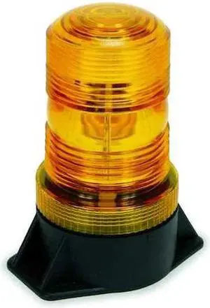 ZORO SELECT 2ERP7 Warning Light,Strobe,Amber,12 to 80VDC