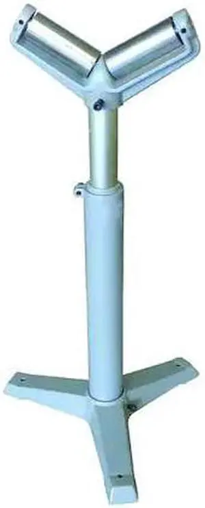 ZORO SELECT 33VE17 Roller Stand,V-Style,27 to 42 in.