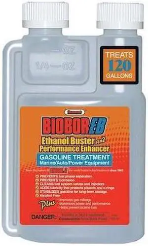 BIOBOR BBEB08EZ01US Ethanol Fuel Treatment, 8 oz.