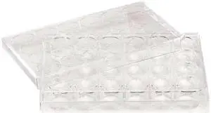 ZORO SELECT 667147 48 Well Tissue Culture Plate w/Lid,PK50 (Formerly Lab Safety