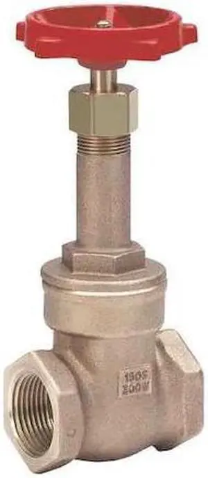 MILWAUKEE VALVE 148 2-1/2 Gate Valve,Class 125,2-1/2 In.,FNPT