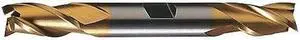CLEVELAND C39596 3-Flute HSS Center Cutting Square Double End Mill Cleveland
