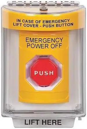 SAFETY TECHNOLOGY INTERNATIONAL SS2232PO-EN Emergency Power Off Push