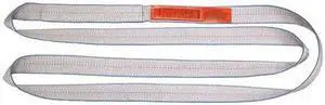 LIFT-ALL EN2802TX10 Web Sling, Type 5, 10 ft L, 2 in W, Polyester, Silver