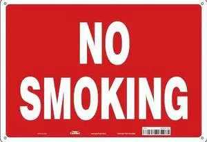CONDOR 474C75 Safety Sign, 14 in H, 20 in W, Polyethylene, Horizontal