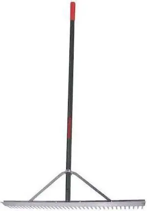 RAZOR-BACK 63000GR Landscape Rake,36 Tines,66 in. Handle L