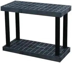 STRUCTURAL PLASTICS S3616B Freestanding Plastic Shelving, Open Style, 16 in D,