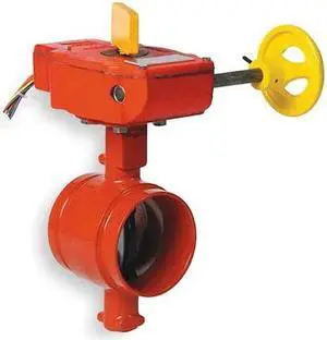 GRUVLOK 7005015123 Butterfly Valve,Grooved,8 In,Iron