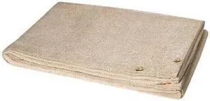 STEINER 372-8X8 Welding Blanket, Fiberglass, 8 ft. W., 8 ft. H., 18 oz/sq yd,