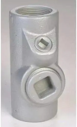 APPLETON ELECTRIC EYF-125 IMC Sealing, 1-1/4 in, Threaded, Iron, Powder Coated,