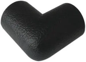 ZORO SELECT 31CA22 Corner Guard, Black, 2-1/2"W X 2-1/2"H