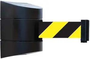 TENSABARRIER 897-30-S-33-NO-D4X-C Belt Barrier, Black,Belt Yellow/Black