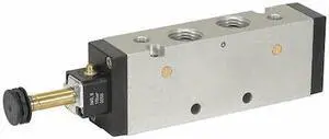 PARKER P2LDX594ESHDDN Solenoid Air Control Valve,1/2 In,4-Way
