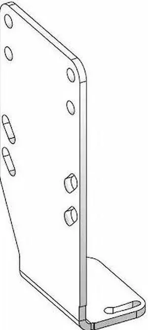 TELEMECANIQUE SENSORS XUZASK003 Mounting Bracket,For XUK Series Sensors