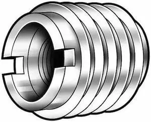 ZORO SELECT 400-428-PK25 Knife Thread Insert, 1/4"-28 Int Thrd Sz, 1/2 in L,